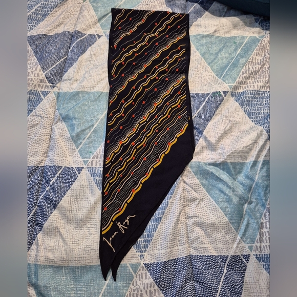 Scarf 100% Pure Silk Vintage Women Jean Roger - Picture 1 of 1